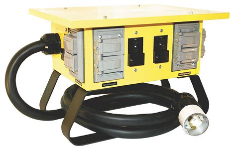 job site electrical distribution box|power box for temporary jobs.